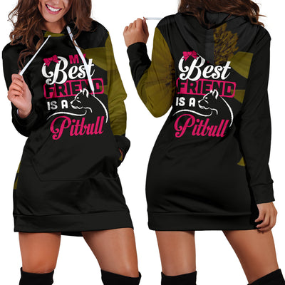 Pitbull Best Friend Hoodie Dress