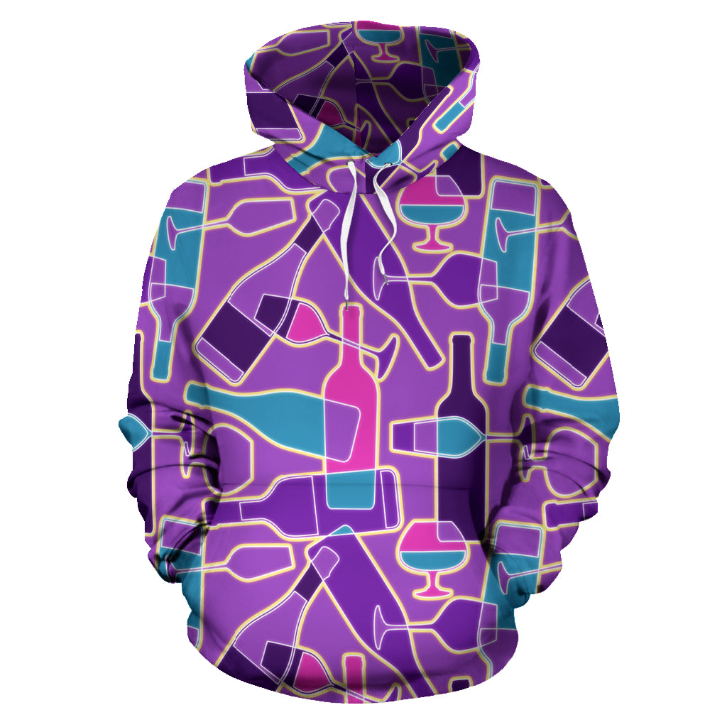 Abstract Wine Hoodie