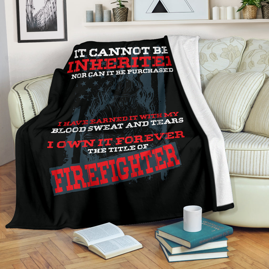 Firefighter Inherited Premium Blanket