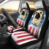 American Pug Car Seat Covers (set of 2)