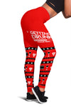 Getting Drunk Xmas Leggings