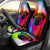 Rainbow Pug Car Seat Covers (set of 2)