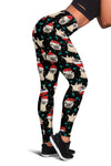 Snowy Santa Pugs Xmas Leggings