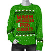 Warm Snuggles Pug Cuddles Women's Ugly Xmas Sweater