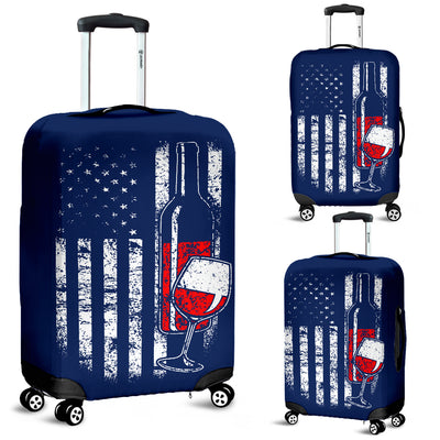 American Wine Luggage Cover