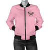 Nerd Pug Women's Bomber Jacket