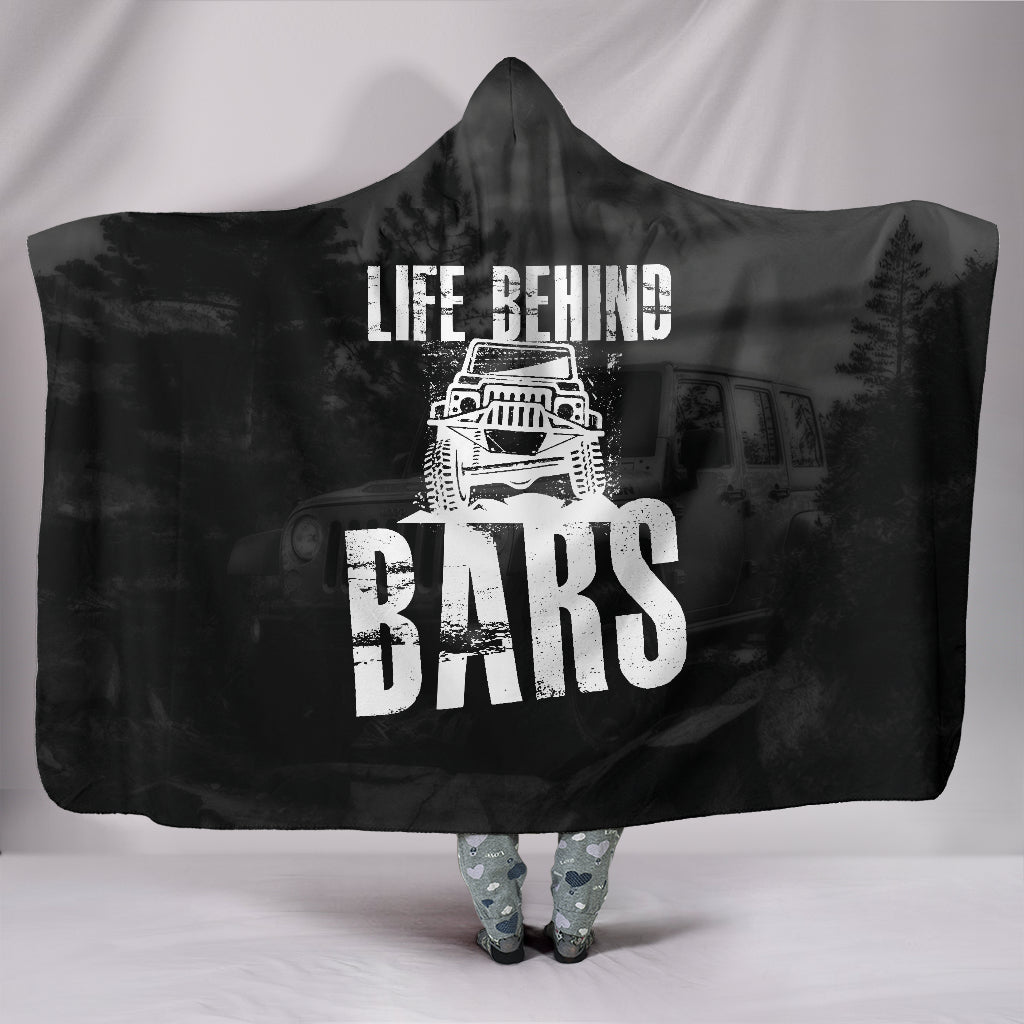 Life Behind Bars Hooded Blanket