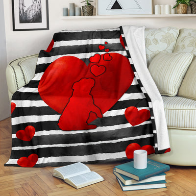 Bull Hearts Premium Blanket