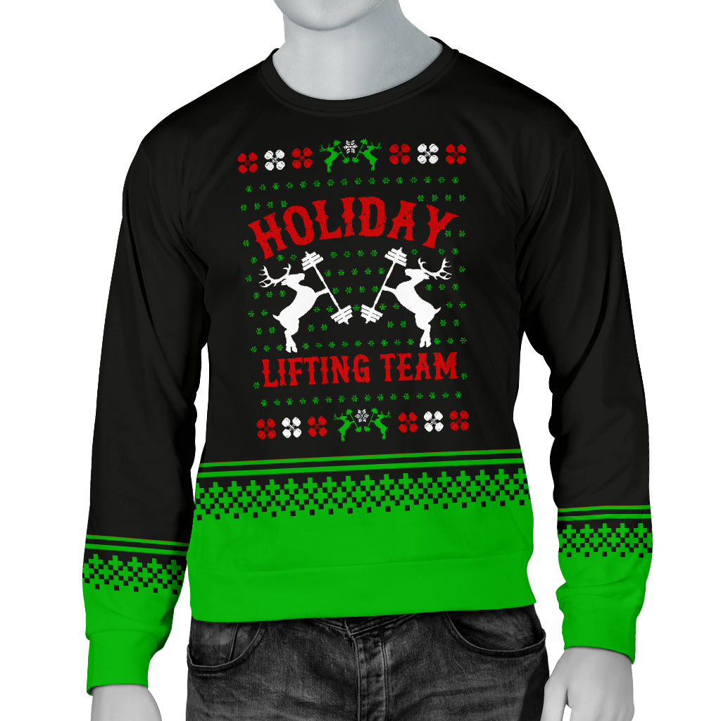 Holiday Lifting Team Men's Ugly Xmas Sweater