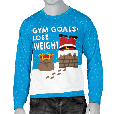 Gym Goals Men's Ugly Xmas Sweater