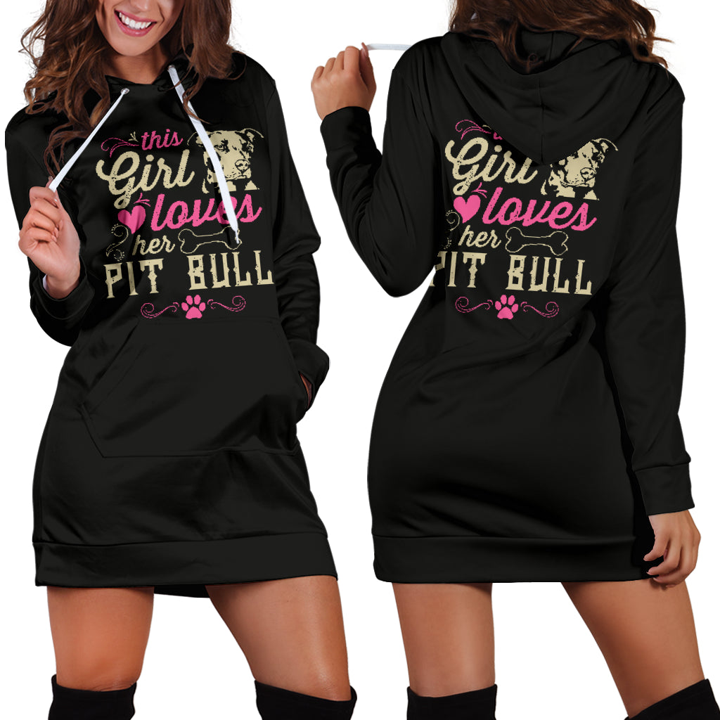 This Girl Loves Her Pit Hoodie Dress