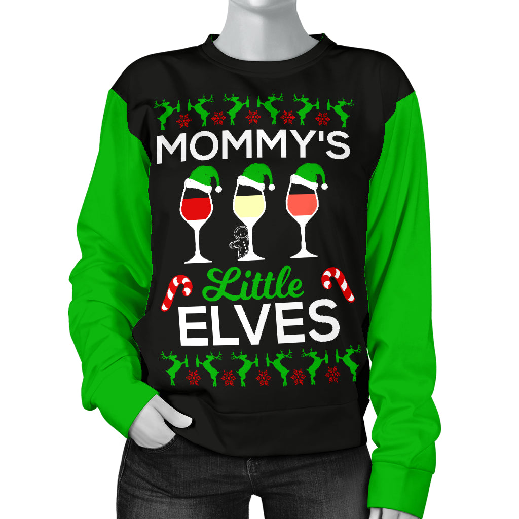 Mommy's Little Elves Ugly Xmas Sweater