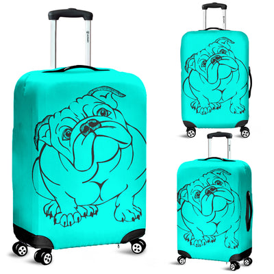 Bulldog With Attitude Luggage Cover