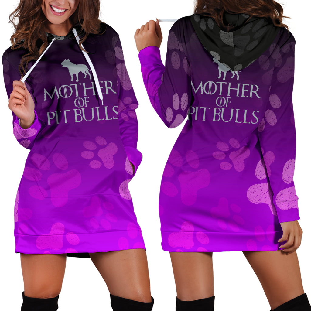 Mother of Pit Bulls Hoodie Dress