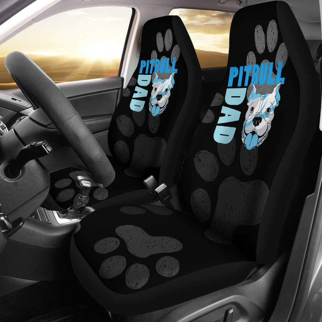 Pitbull Dad Car Seat Covers