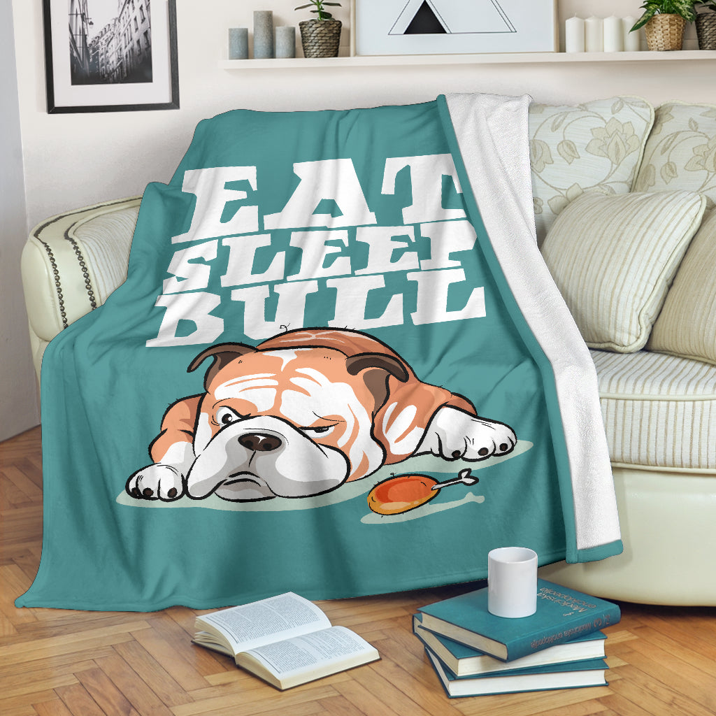 Eat Sleep Bull Premium Blanket