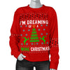 Dreaming Of A Wine Xmas Women's Ugly Xmas Sweater