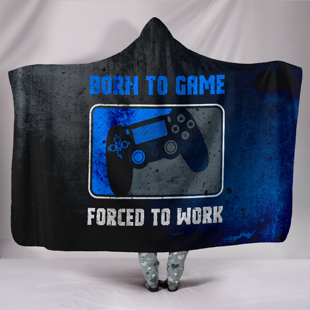 PS Born To Game Hooded Blanket