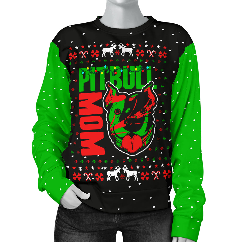 Pit Bull Mom Ugly Xmas Sweater