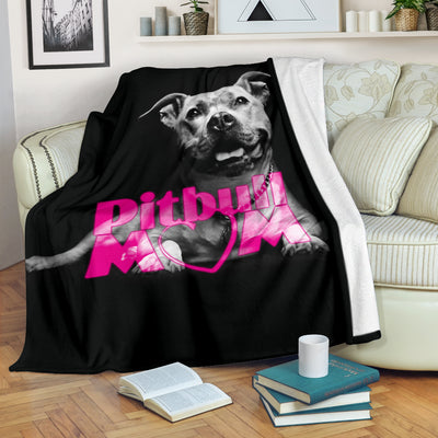 Pitbull Mom Premium Blanket