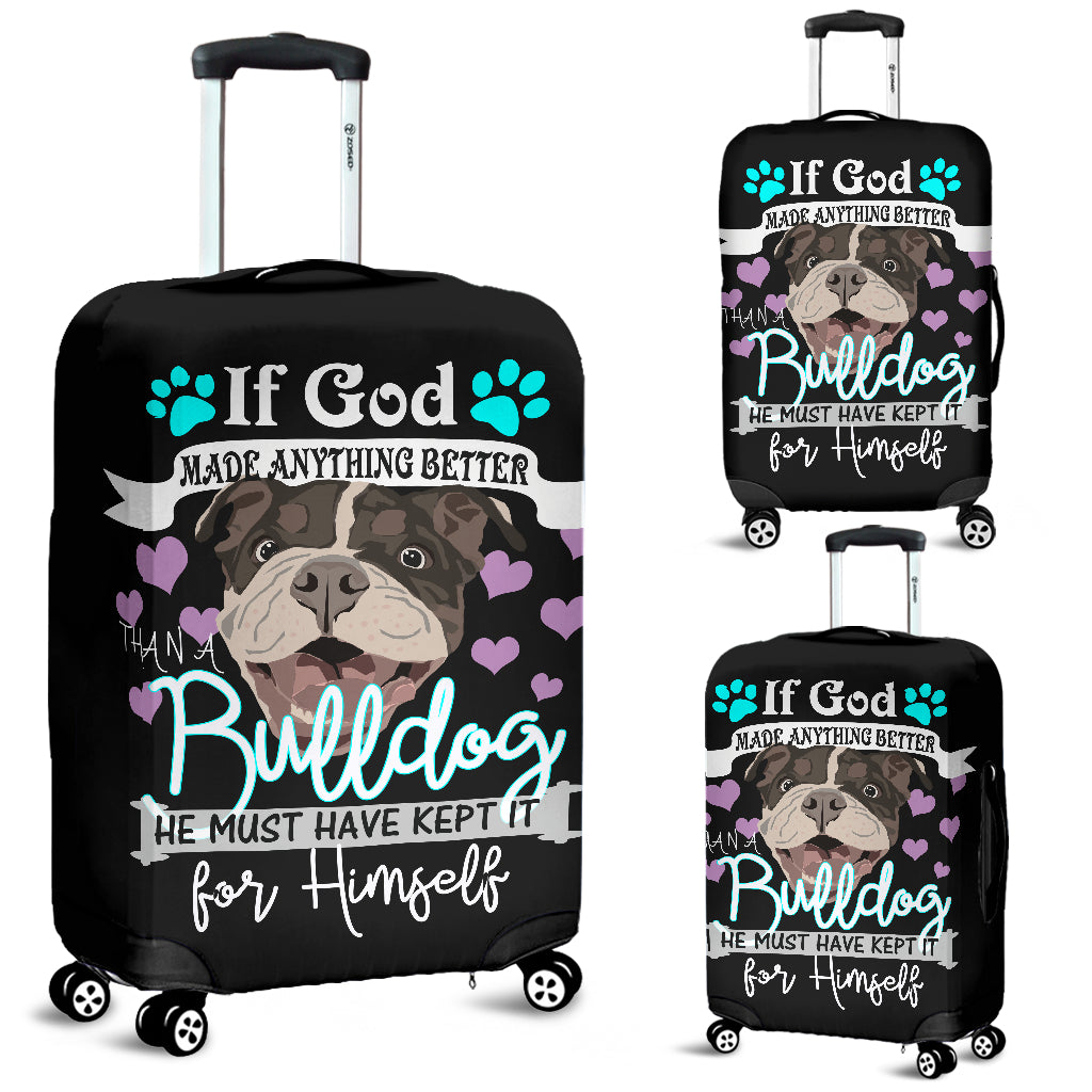 Bulldog Lovers Luggage Cover