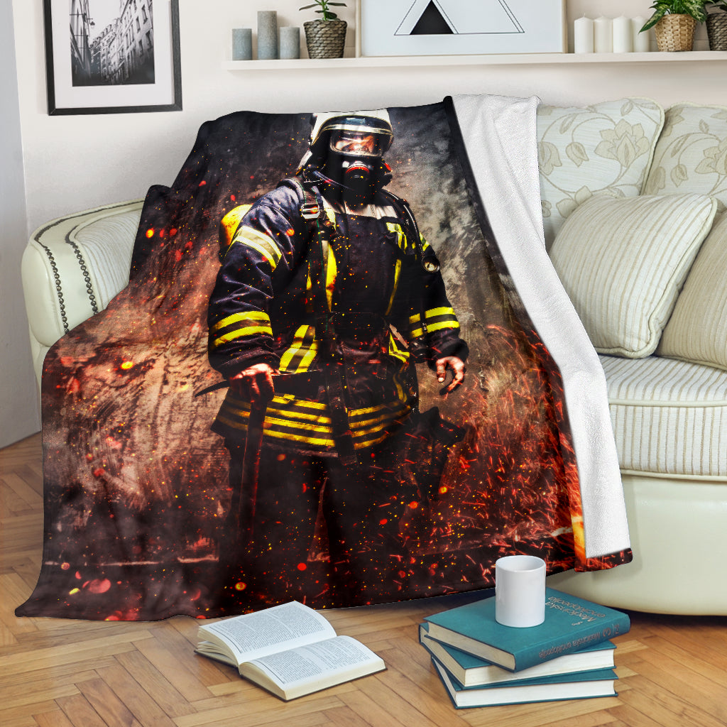 Fireman Axe Premium Blanket