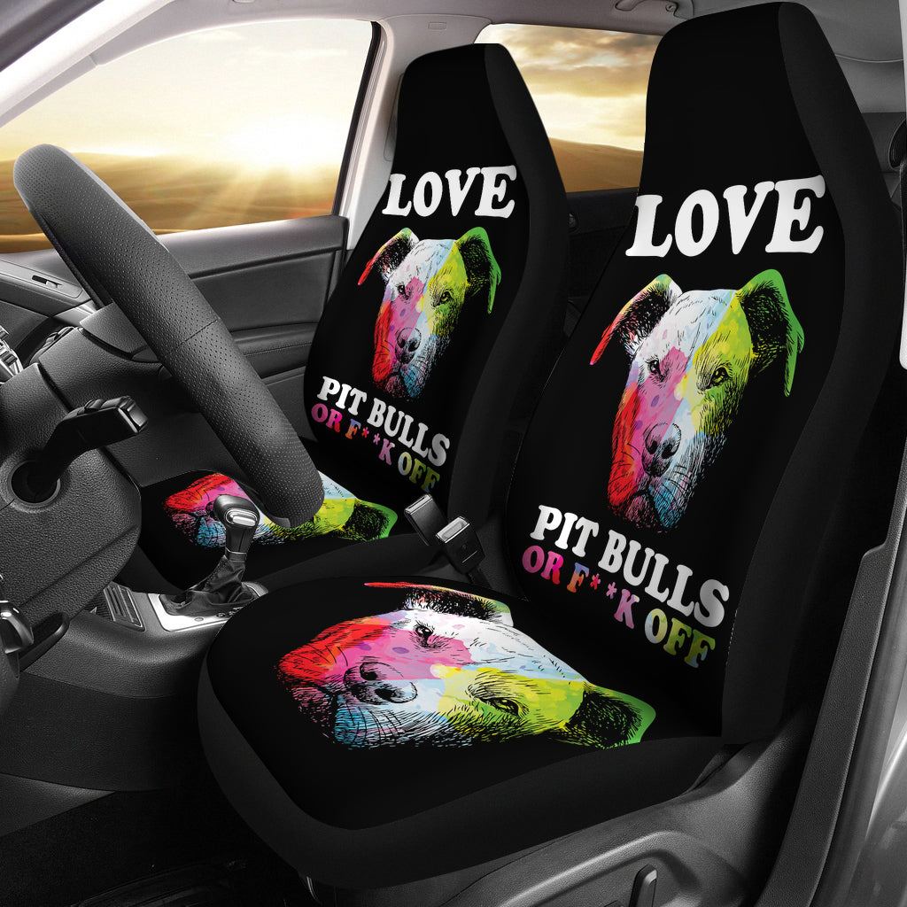 Love Pit Car Seat Covers (set of 2)