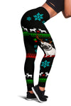 Reindeer Pug Xmas Leggings