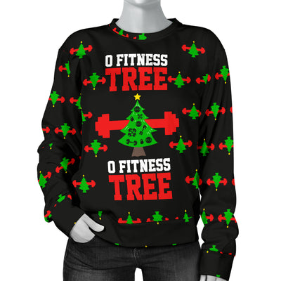 O Fitness Tree Women's Ugly Xmas Sweater