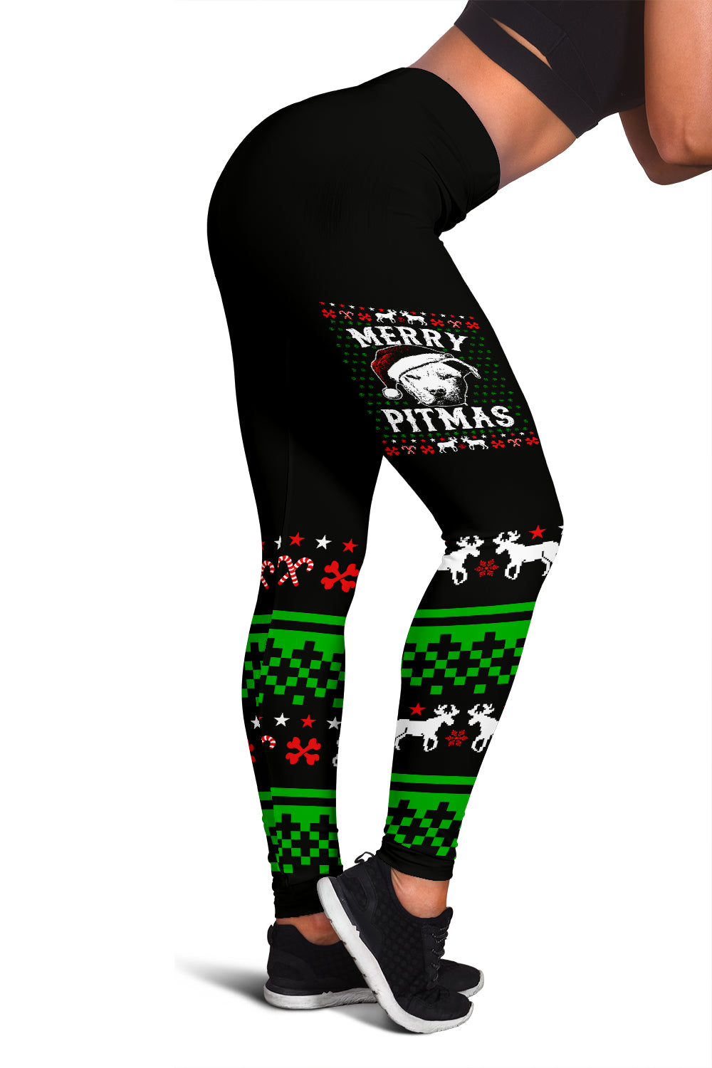 Merry Pitmas Xmas Leggings