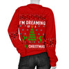 Dreaming Of A Wine Xmas Women's Ugly Xmas Sweater