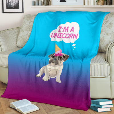 I'm A Unicorn Premium Blanket
