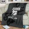 Beware The Pit Bull Mom Premium Blanket