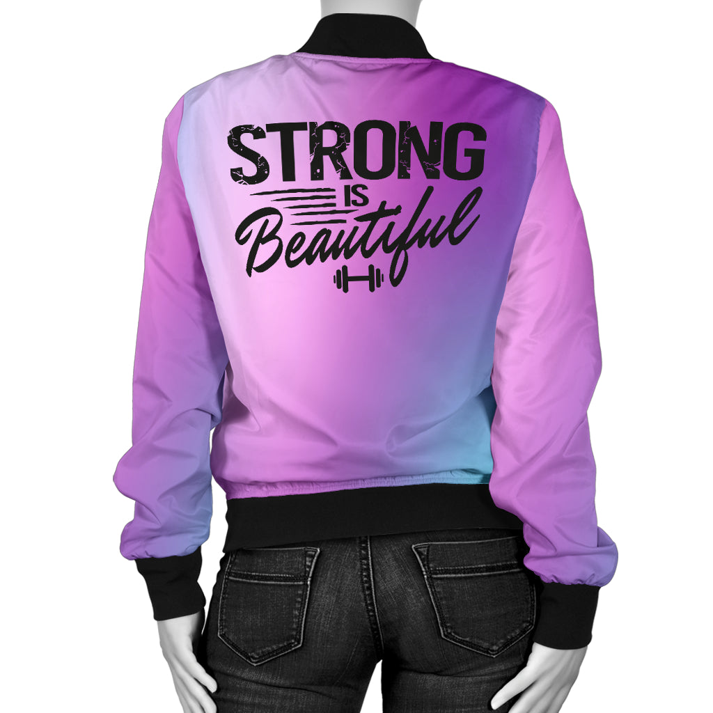 Strong Is Beautiful Women's Bomber Jacket