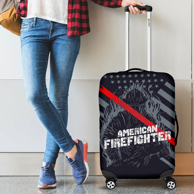 American Firefighter Luggage Cover