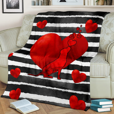 Pit Hearts Premium Blanket