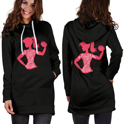 Stronger Than You Think Hoodie Dress