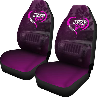 Jeep Girl Love Car Seat Covers (Set of 2)