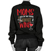 Moms Run on Coffee and Wine Bomber Jacket
