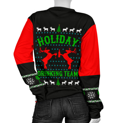 Holiday Drinking Team Women's Ugly Xmas Sweater