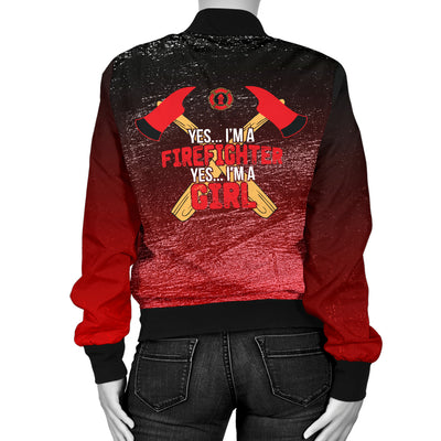 Firefighter Girl Bomber Jacket