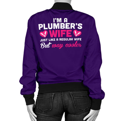 Cool Plumber's Wife Bomber Jacket