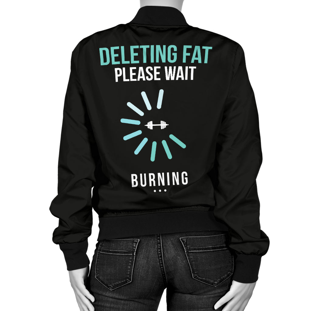 Deleting Fat Women's Bomber Jacket