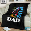 Pug Dad Premium Blanket