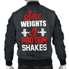 Sex Weights Protein Shakes Men's Bomber Jacket