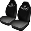 Silver King and Queen Car Seat Covers