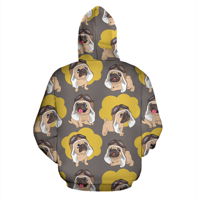 Pilot Pug Hoodie