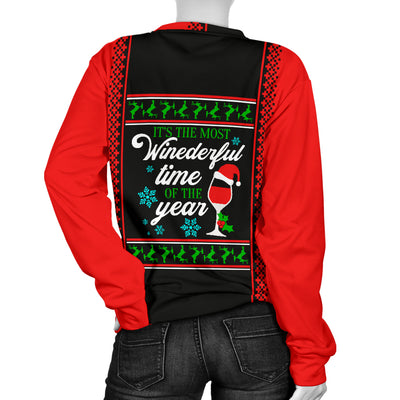 Most Winederful Time of The Year Women's Ugly Xmas Sweater