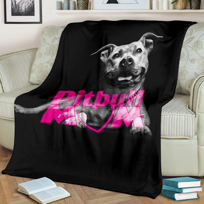 Pitbull Mom Premium Blanket