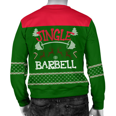 Jingle Barbell Men's Ugly Xmas Sweater